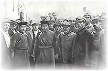 Встреча М.И.Калинина на ст. Верхниудинск. 1923 год.